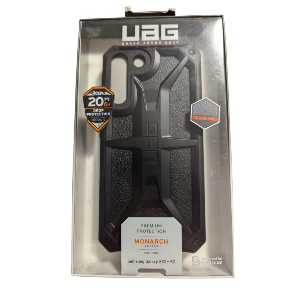 Urban Armor Gear Monarch Series Case for Samsung Galaxy S22+ 5G - Black W6
